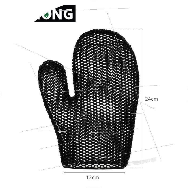 Source Outdoor Tpu Honeycomb Cleansing Bathing Makeup Remover Finger Gloves Exfoliating Bathing Scrubbing Back Towel Hand