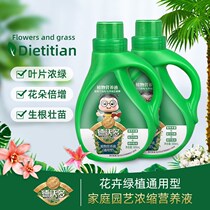 Devordo Plant Concentrated Nutrient Solution Universal Breeding Flower Fertilizer Potted Flowers Rich bamboo Multi-Meat Green Loh Home