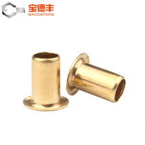 New chicken eye rivet hollow copper rivet buckle single pipe over-hole core cap nail M3 M3 M3 R5 M4 M5 M6 M6