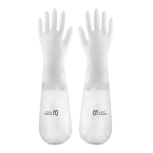 Домашняя работа по мытью посудомывания для женщин для женщин Водонепроницаемые и прочные кухонные чистки кастрюли мыть овощи. Оболочная одежда по уборке Домохозяйственное артефакт