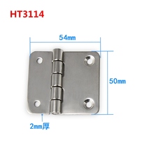 Stainless steel hinge 304 industrial hinge flat open fold-out heavy electric case thickened hardware folding combined leaf large all small