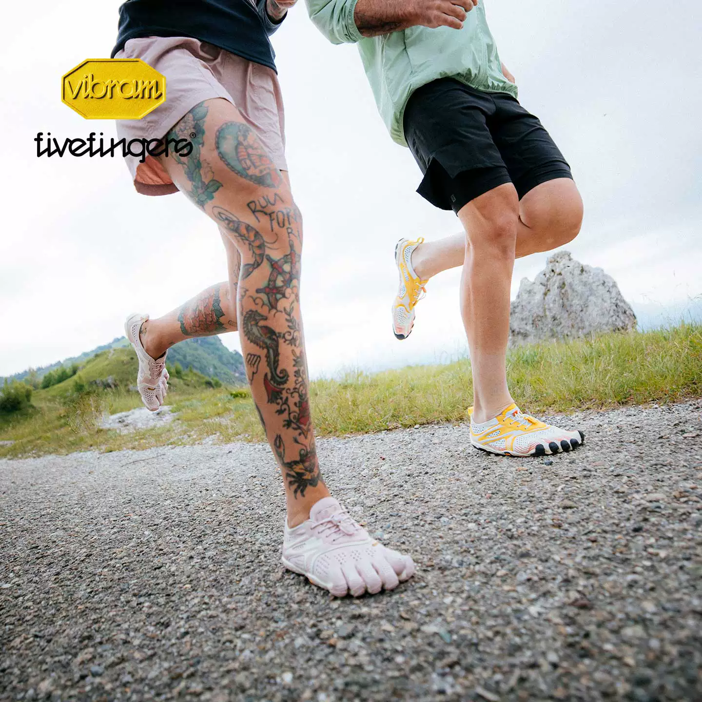Vibram five-finger shoes for women, barefoot training, flat foot correction, professional marathon running shoes for men, VRUN
