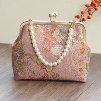 Oral Gold Bag Diy Material Bag Retro China National Wind Hand Qipao Bag Handmade Cloth Art Bag primary and secondary bag silk bag