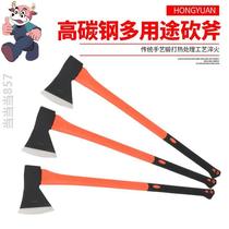 Mountain ax outdoor large @ logging fire-fighting long-handled firewood splitting ax dismantling ax multi-functional ax breaking one meter tree felling forging