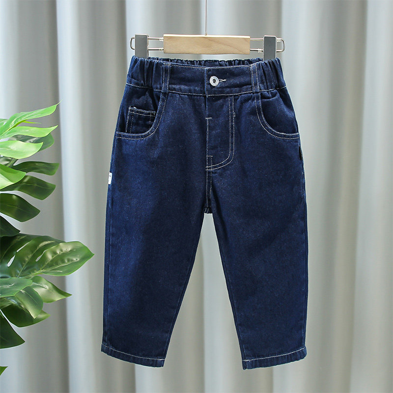 Boys' jeans spring and autumn 2022 new baby children's trendy cool handsome fashion casual loose long pants