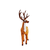 Simulated sika deer animal ornaments forest photography props Christmas tree decoration ornaments Christmas deer home small elk