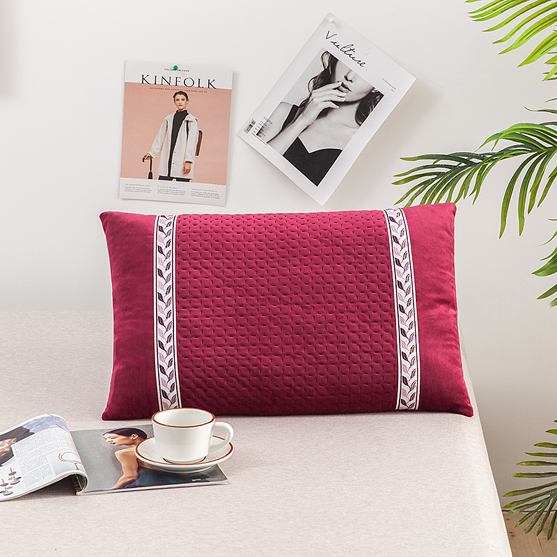 Yiliang winter thickened silky velvet pillowcase coral velvet adult children's pillowcase 40*60cm single pillowcase
