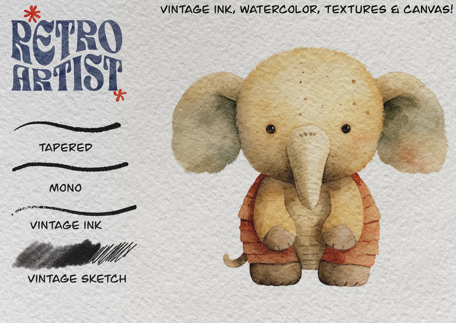 Procreate The Retro Artist procreate brush bundle.jpg