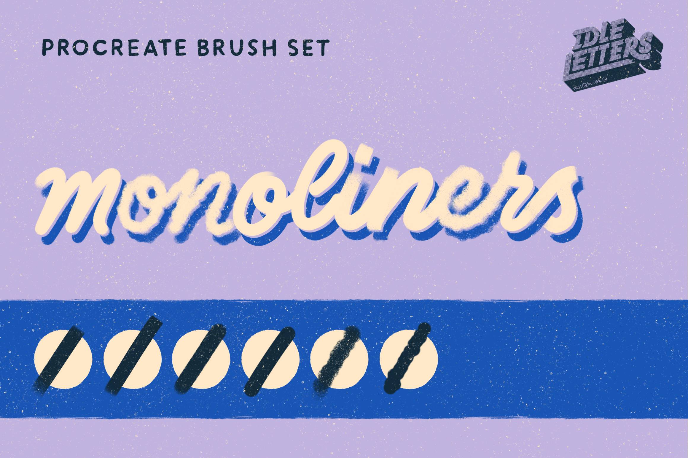 Monoliners Procreate Brush Set  Brushes ~ Creative.jpg