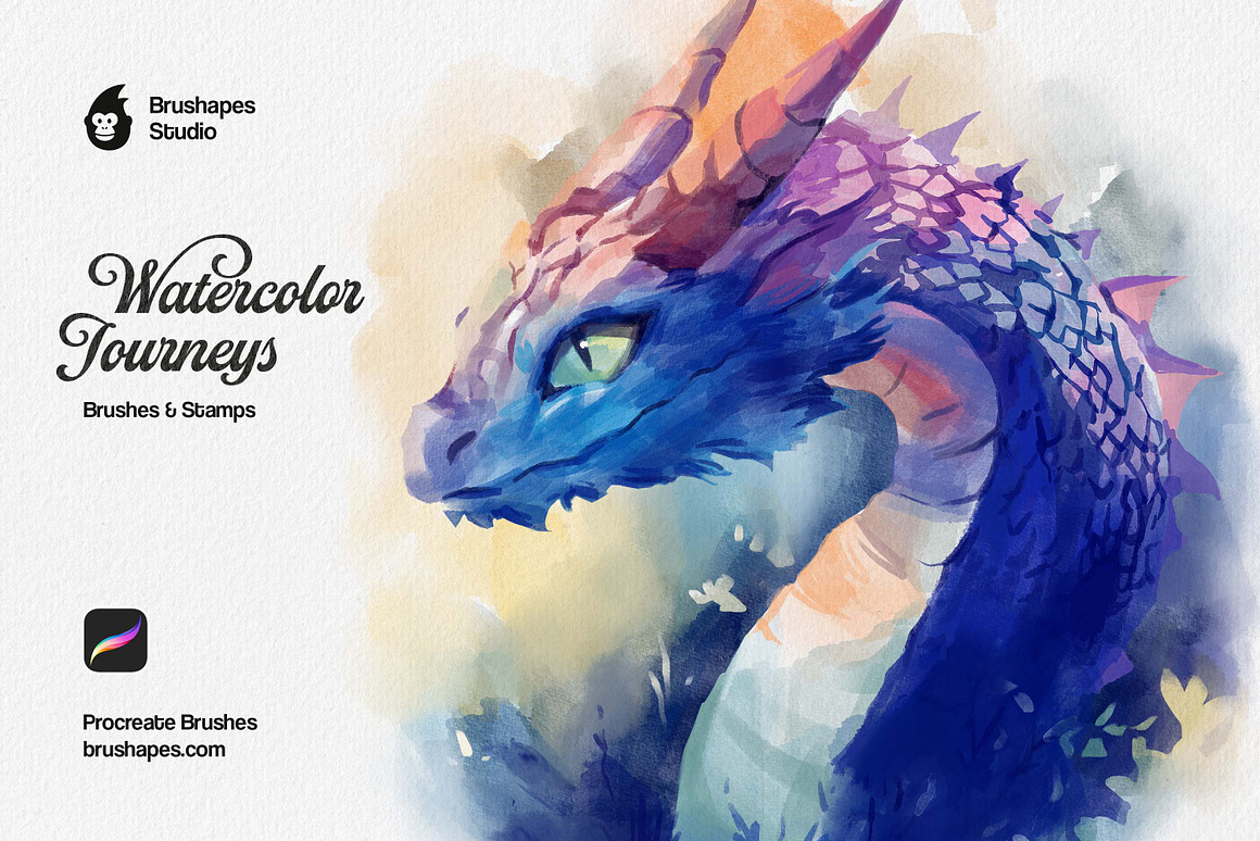 Watercolor Journeys Procreate Brushes