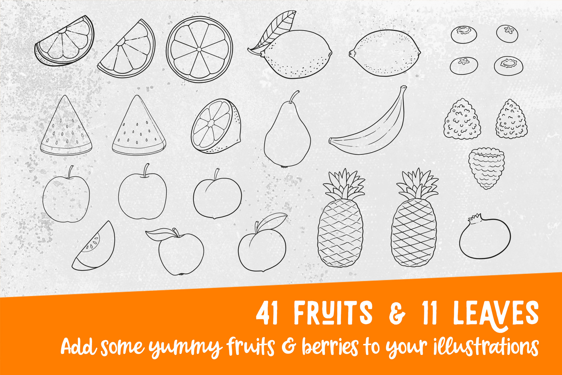 Procreate Icecream  Fruits Stamps  Brushes ~ Creat.jpg