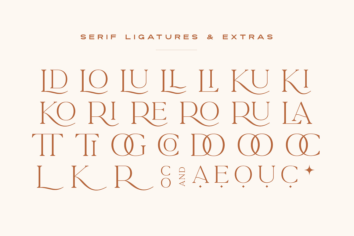 La Luxes Font Duo   Logos Updated!, a Serif Font b.jpg