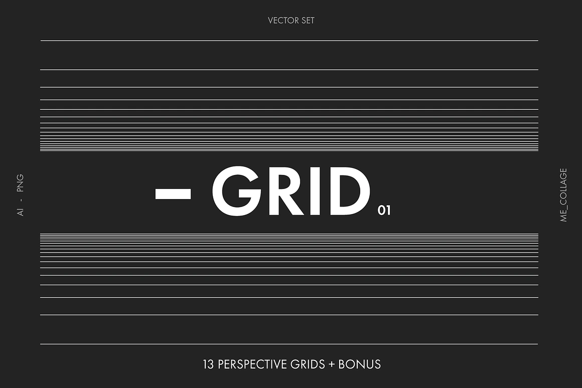 Vector Perspective Grids, an Object Graphic by ME_.webp
