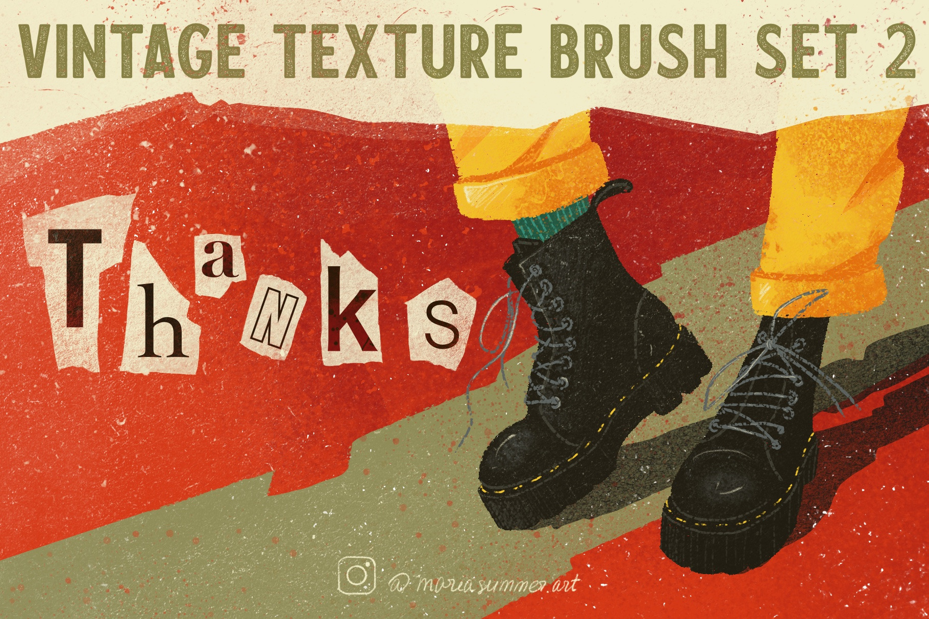 Vintage Texture Brushes 2. Grunge.  Brushes  More.jpg