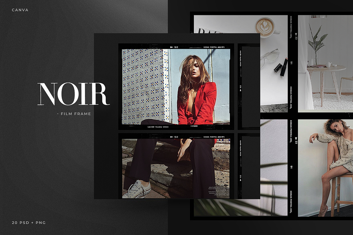 Noir - Instagram film frame, a Social Media Templa.jpg