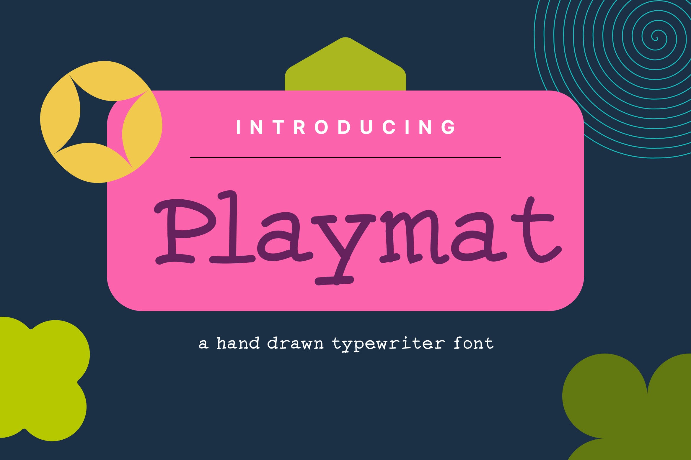 Playmat - hand-drawn typewriter font.jpg