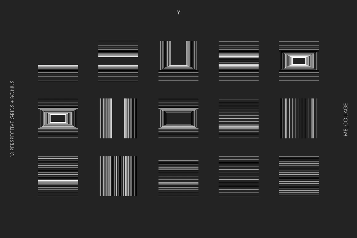 Vector Perspective Grids, an Object Graphic by ME_.webp