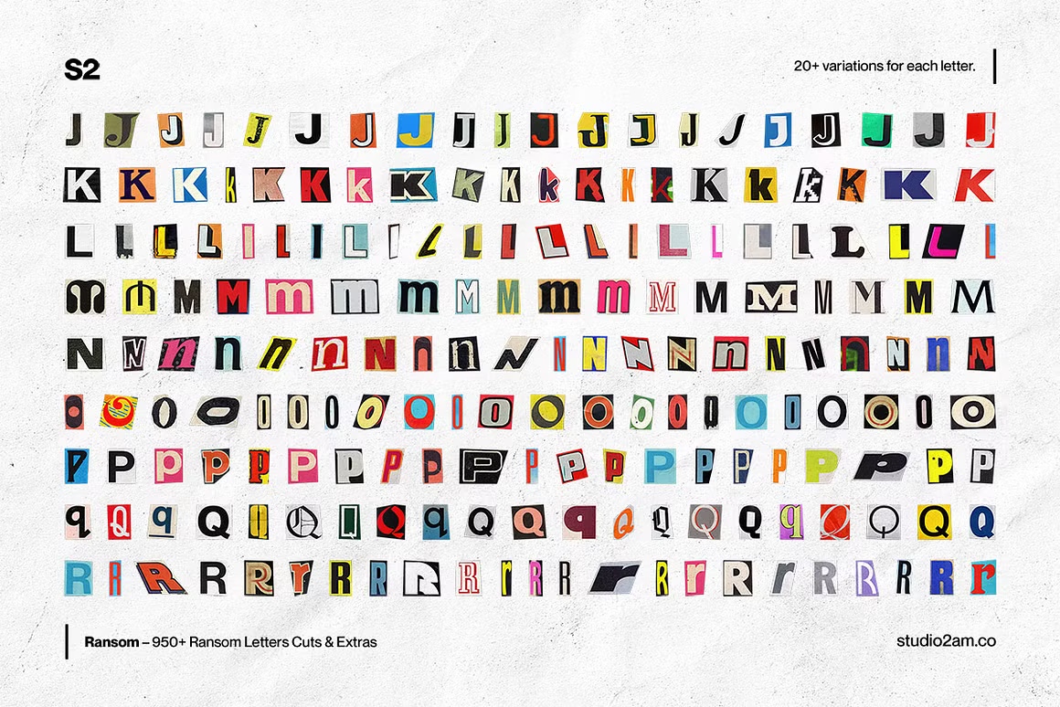 Ransom - 950  Ransom Letter Cuts, an Object Graphi.jpg