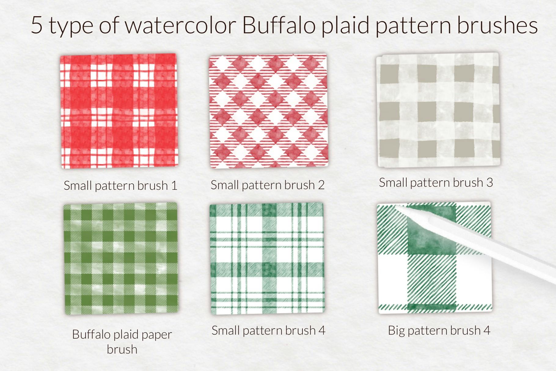 Farmhouse Christmas Buffalo plaid watercolor-3.jpg