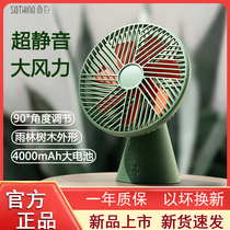 To Things Ultra Strong Wind Silent Rainforest Fan Student Dormitory Office Desktop Bed Mini Electric Fan