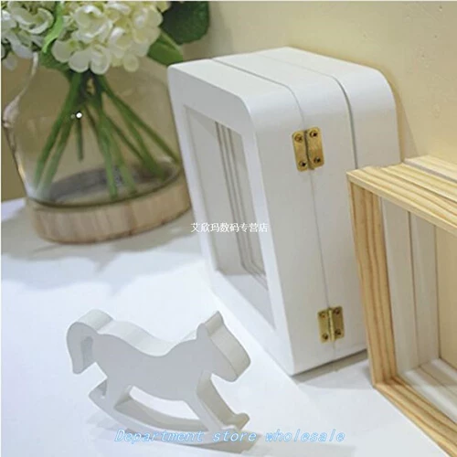 1 ПК балансируйте белую деревянную лошадь детские игрушки деревянные ручные машины