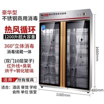 Good wife commercial cabinet with hot air circulating Hongdry vertical large capacity stainless steel tableware cleaning cabinet