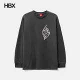 Тесто ICECREAM с длинным рукавом вязаная длинная