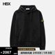 StoneIsland Stone Island 후드 스웨트셔츠 나침반 완장 스포츠 까마귀 남성 HBX