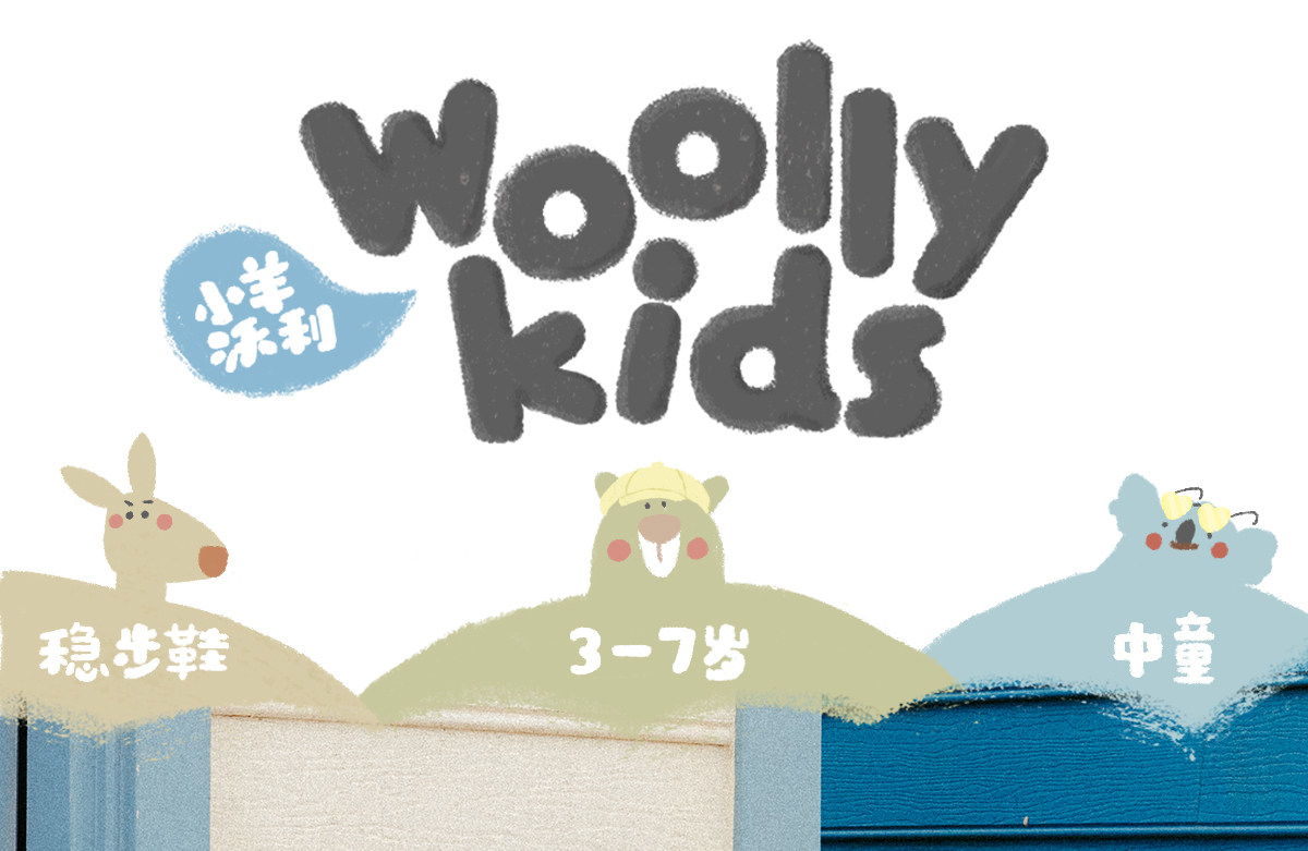 woollykids小羊沃利澳洲真皮皮可凉鞋男女童夏款零跟差魔术贴童鞋 — 1