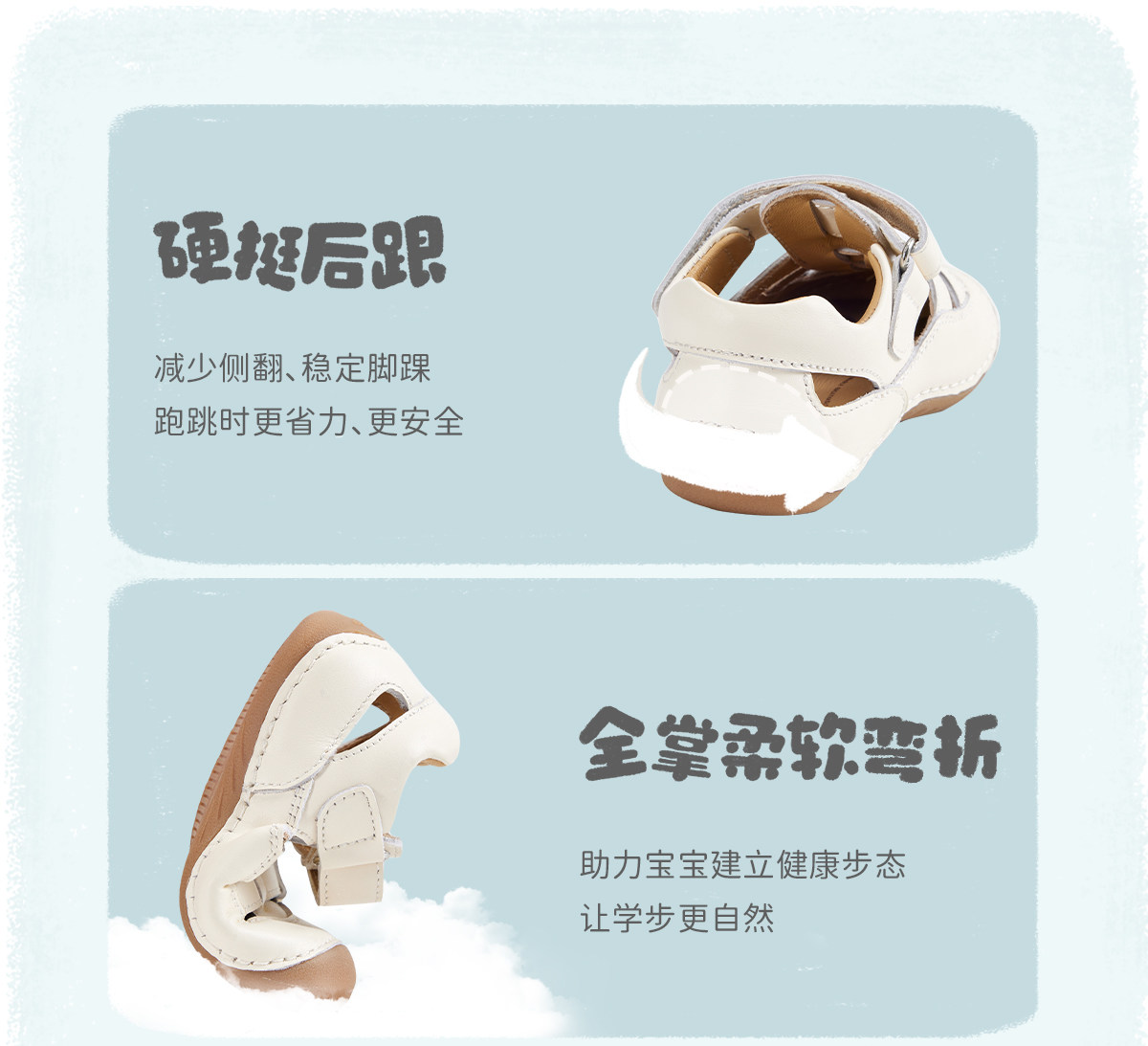 woollykids小羊沃利澳洲迷你科里真皮凉鞋婴幼儿魔术贴软底学步鞋 — 24