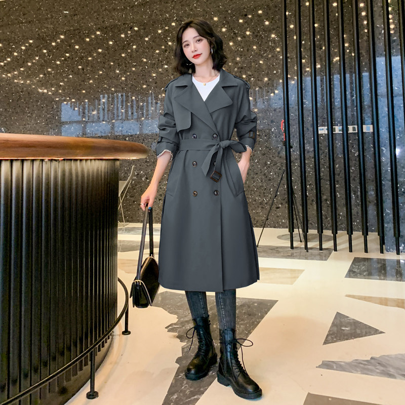 Chroniche Inn Wind weaters The long version 2022 the 2022 Spring and Autumn New Sensation Over Knee This Year Pop Jacket