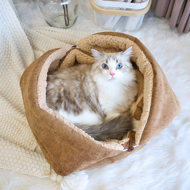Winter plus thickening pet pad foldable cat sleeping pad lamb dog pad multi-use warm pet cushion