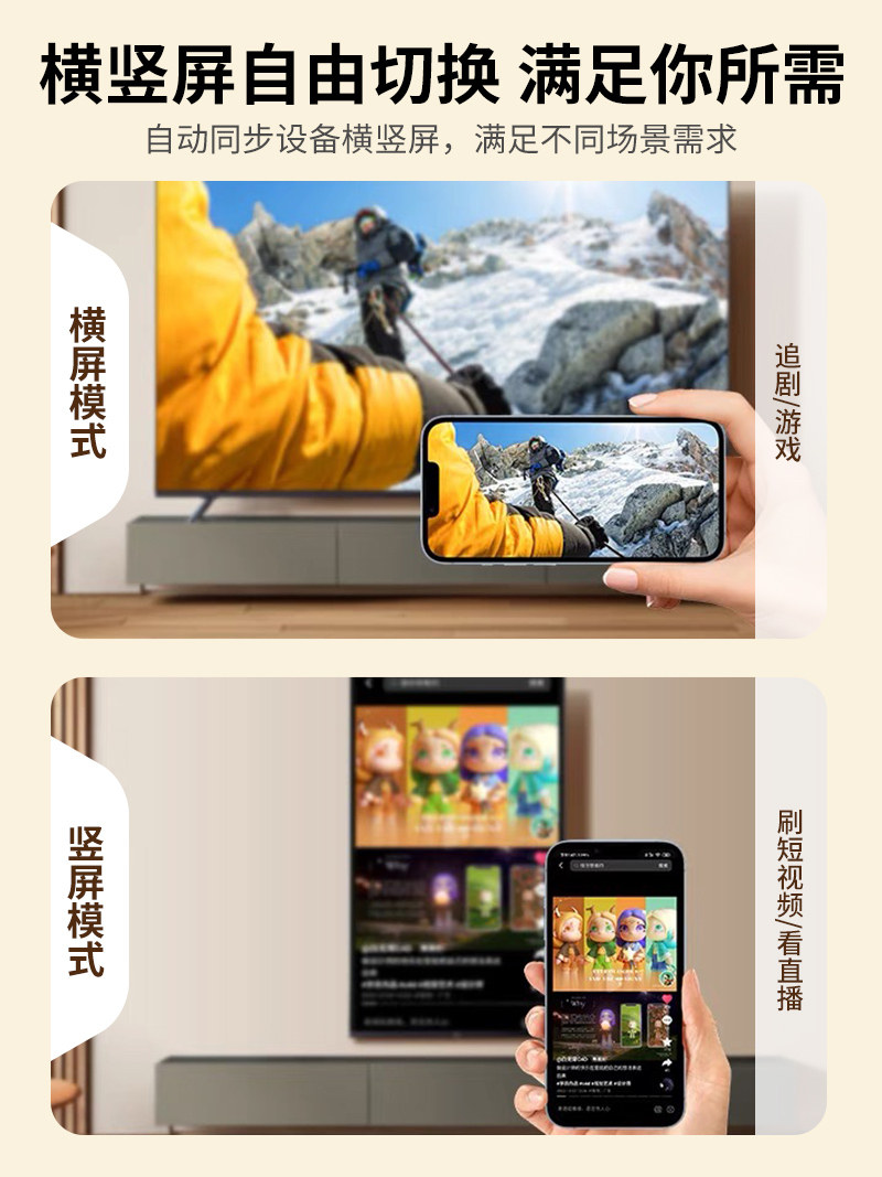 Same-Screen Cable Conversion Cable, Lighting to HDMI Screen Projection Cable, Typec to HDMI High-Definition Data Cable, Suitable for iPad Apple Huawei Mobile Phones, Computers, Apple Tv Monitors, Projectors