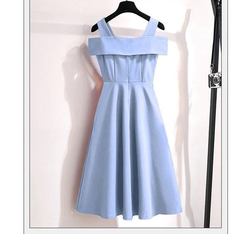 Trendy and Fashionable Dress for Fat Girls, Noble Elegant One-Piece Dress That Covers the Belly and Looks Slimming Look, Waist-Slimming, Beautiful Skirt with Front Line Trendy and Fashionable Dress for Fat Girls, Noble Elegant One-Piece Dress That Covers the Belly and Looks Slimming Look, Waist-Slimming, Beautiful Skirt with Front Line