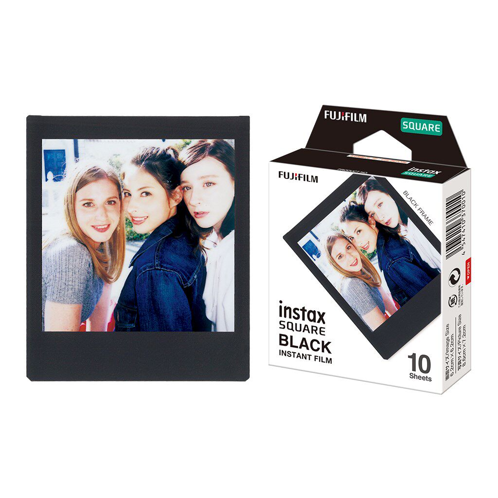 10 листов фото бумаги пленки Black Edge для Fujifilm Instax Square SQ20 SQ10 2019 Новый