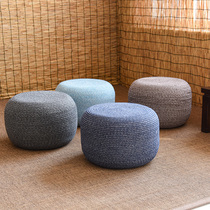 Futon cushions home living room coffee table shoe changing piers bedroom balcony bay window floor cotton thread drum stool piers