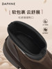 Daphne's Popular Coffee-Colored Short Boots 2025 Autumn New Style Height-Increasing Slimming Martin Boots Women's Thick-Soled Slim Boots