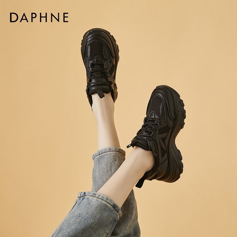 Daphne summer women's shoes all black and thin