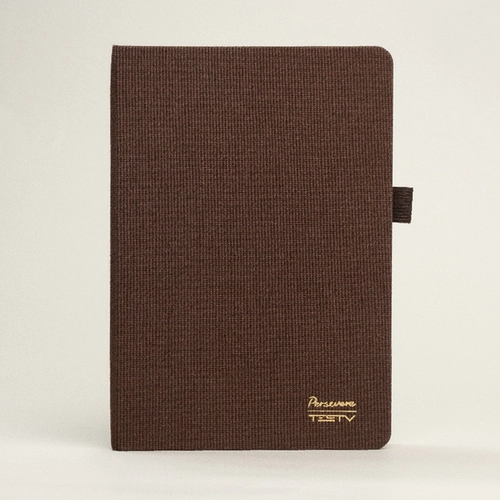 Testv Origin Series A5 Hard -Noodle Notebook Cowhide Paper Copper Surface Cover