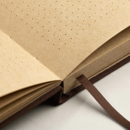 Testv Origin Series A5 Hard -Noodle Notebook Cowhide Paper Copper Surface Cover