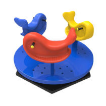 Lelinyuan childrens rocking horse outdoor amusement facilities kindergarten spring rocking horse park large rocking rocking horse