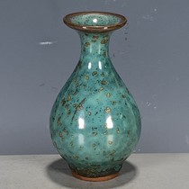 Antiques and miscellaneous antiques second-hand porcelain Lu Junjun porcelain kiln jade pot spring small vase collectibles old objects