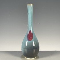 Antiques antiques porcelain supplies old goods collection bags old fidelity Jun porcelain kiln glaze bile bottle ornaments