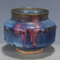 Antiques miscellaneous antiques second-hand porcelain Song Jun porcelain kiln drums nails washing stationery supplies collectibles old objects