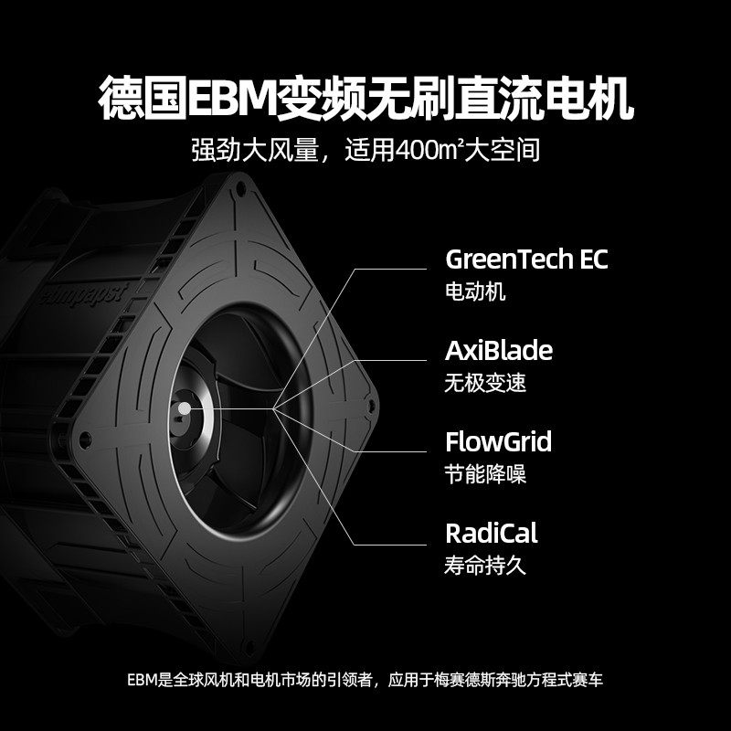 Nilo Household Fresh Air System Water Oxygen Negative Ion Formaldehyde Removal Indoor Whole House Ventilation Air Purifier