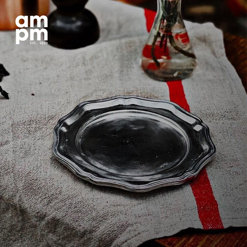 Japan OLD MOUNTAIN OLD HILL HANARIM RETRO WAVE TIN PAN OUTDOOR CAMPING PORTABLE WILD COOKING EQUIPMENT