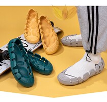 Convertible slippers female fashion Chaogue No sensation No uppers 2022 New summer Outer penetrating airo sandals mens tide