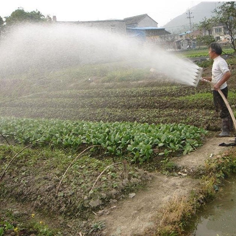 Sprinkler for watering vegetables Rural vegetable field watering artifact water pipe connected to faucet watering vegetable atomization sprinkler nozzle