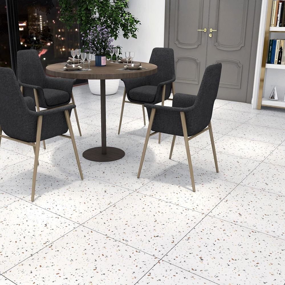 广东优等彩色水磨石瓷砖：800x800客餐厅防滑地板砖，打造理想家居空间！