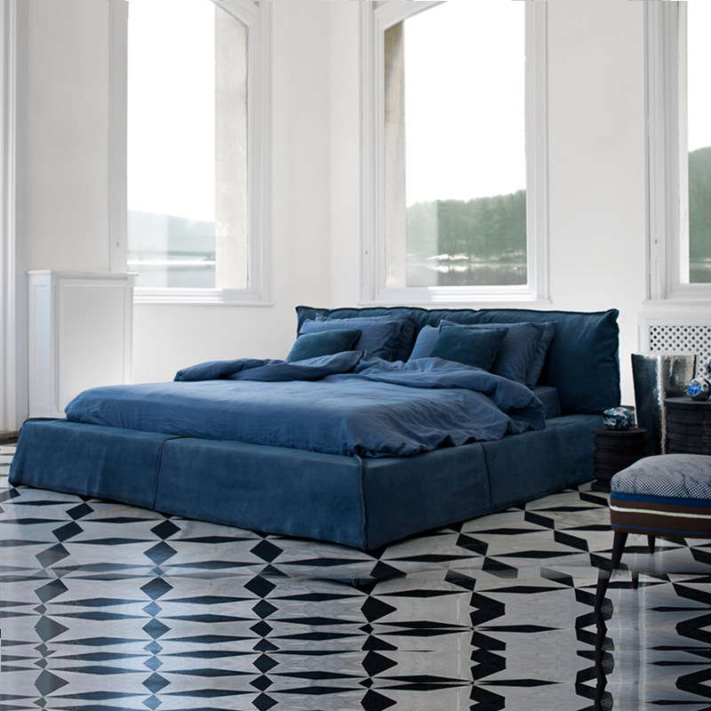 Baxter Italian luxury luxury finished fine - skin master bedroom villa luxury luxury - luxury leather bed in Italy